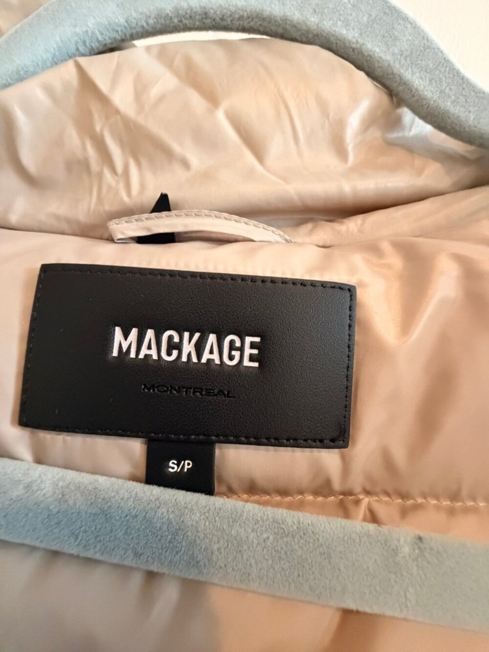 Mackage Long Down Coat with Raccoon Fur Hood - Picture 3 of 5